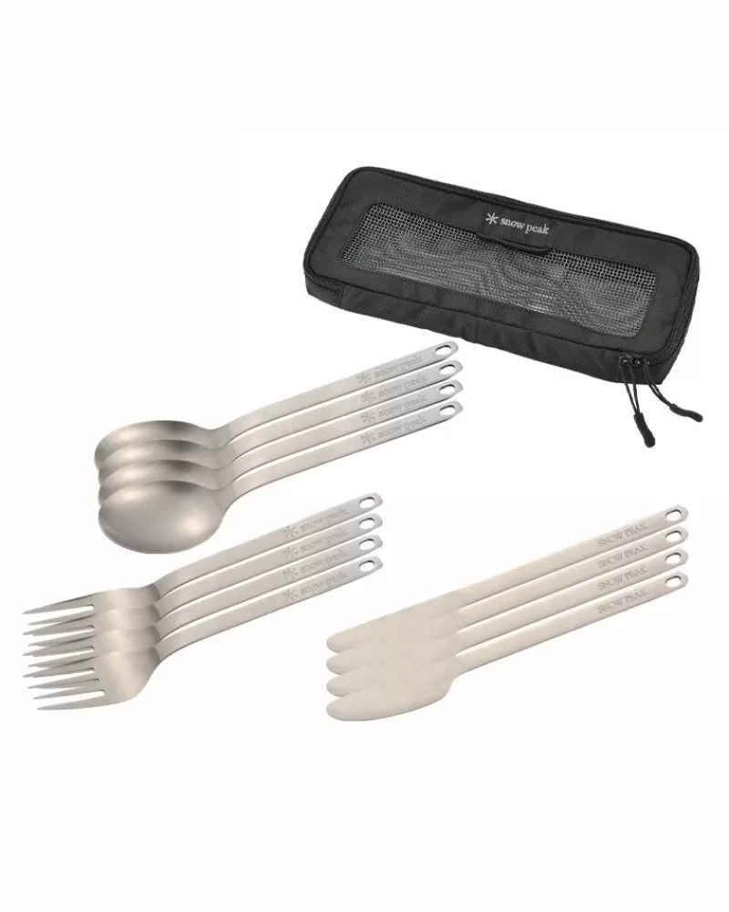 Snow Peak 12Pc. Titanium Cutlery Set^ Utensils