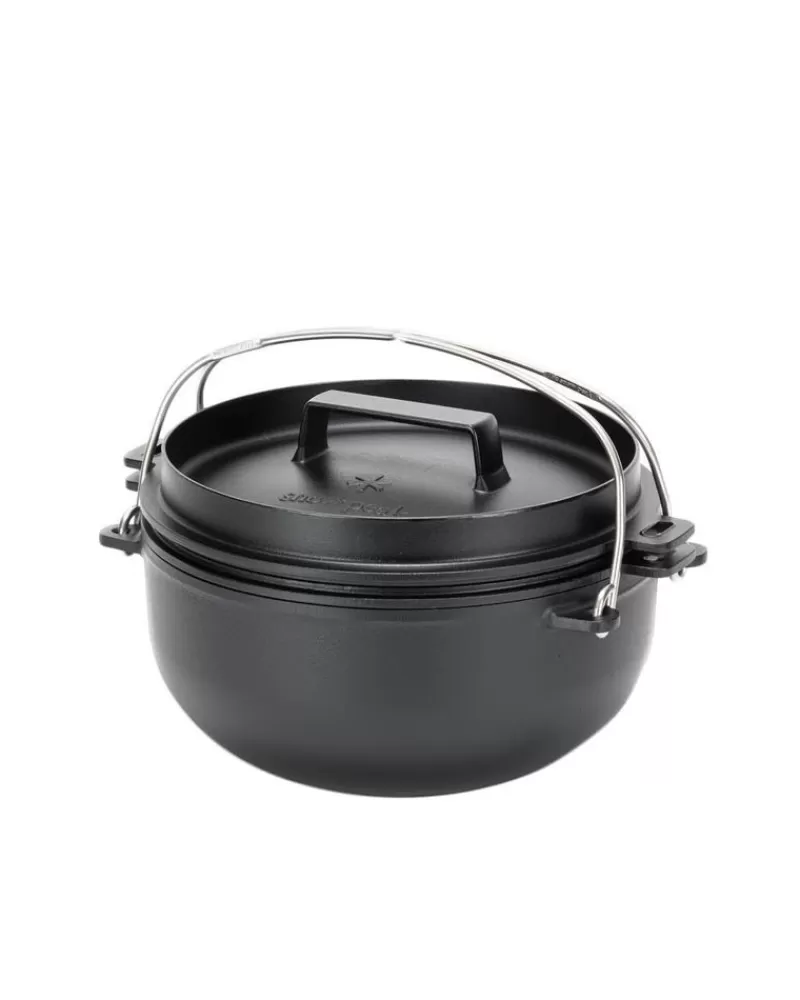 Snow Peak Cast Iron Oven 26Cm^ Takibi For Cooking