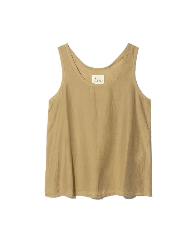 Snow Peak Hand-Woven Cotton Silk Tank Top^ Tops