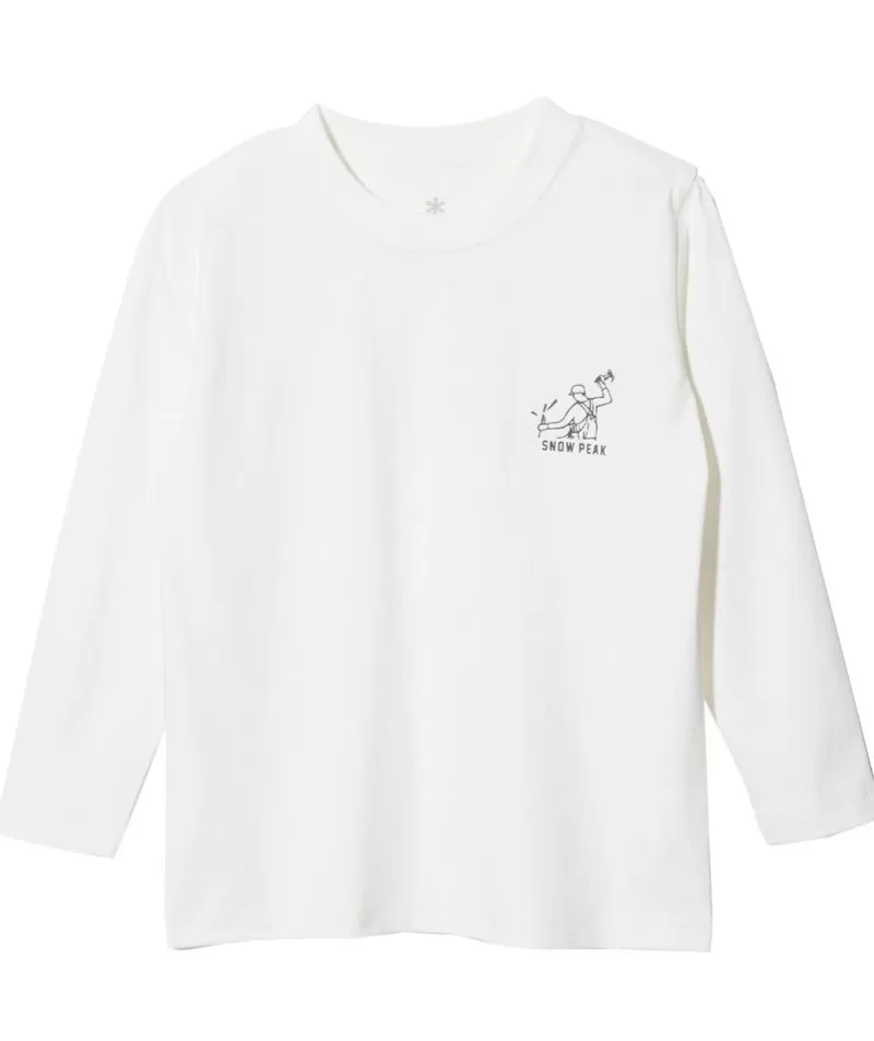 Snow Peak Kids Foam Printed Long Sleeve T-Shirt^ Eco-Conscious Apparel