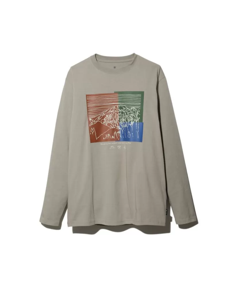 Snow Peak Mt. Echigo Komagatake Long Sleeve T-Shirt^ Eco-Conscious Apparel