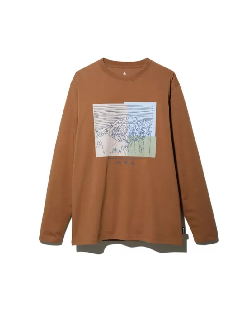 Snow Peak Mt. Echigo Komagatake Long Sleeve T-Shirt^ Eco-Conscious Apparel