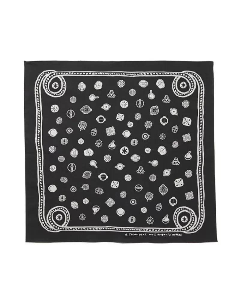 Snow Peak Organic Cotton Dot Bandana^ Accessories