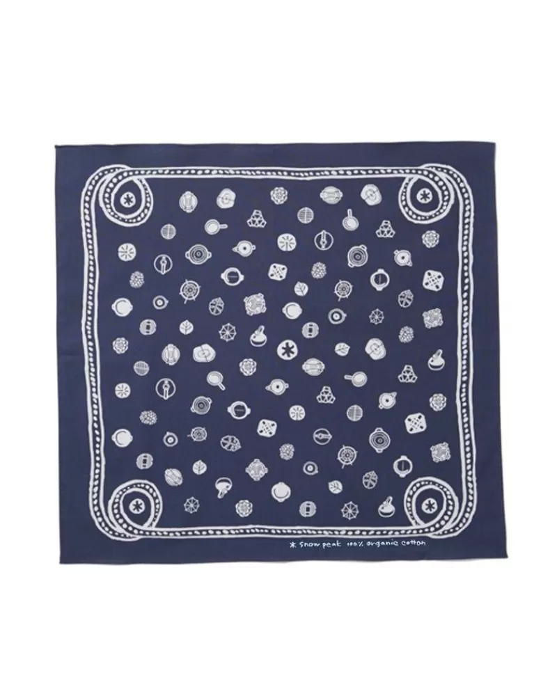 Snow Peak Organic Cotton Dot Bandana^ Accessories