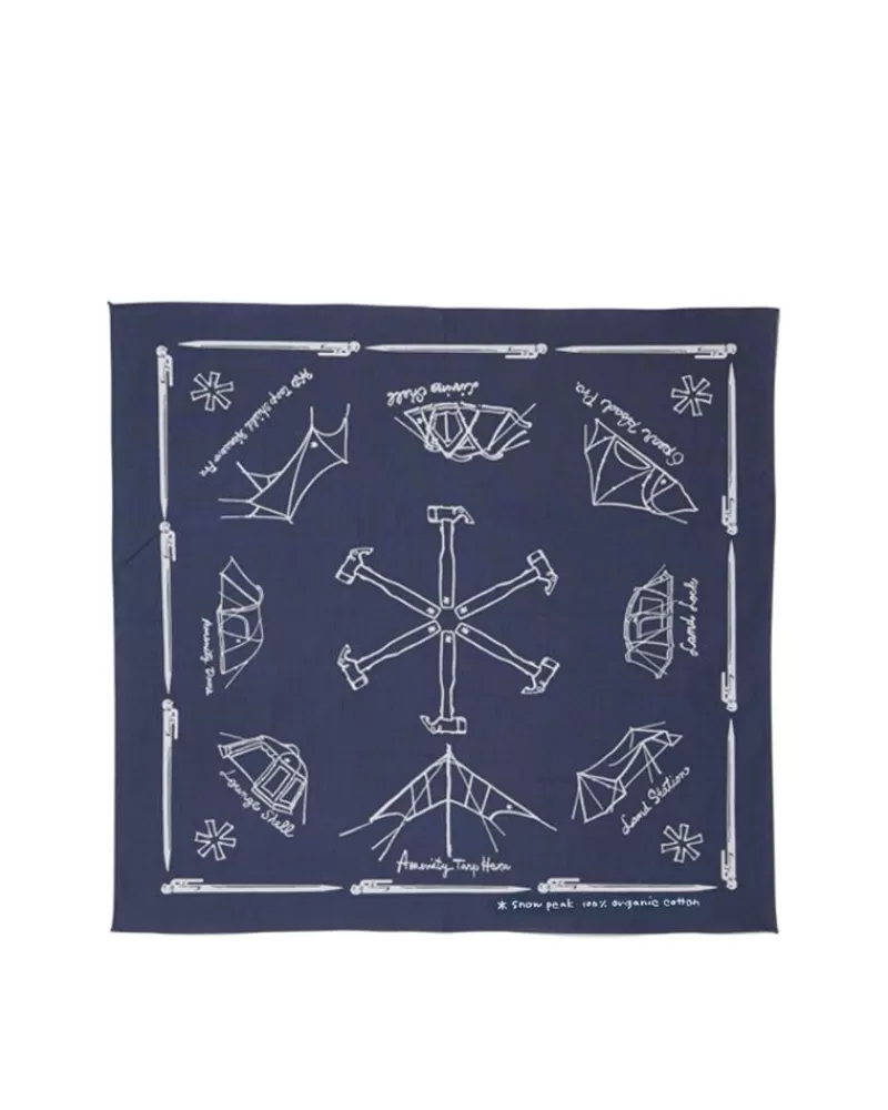 Snow Peak Organic Cotton Noasobi Bandana^ Accessories