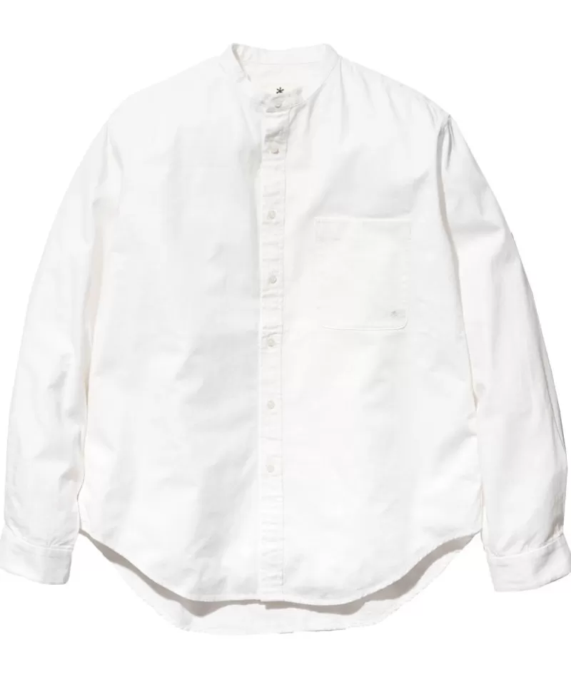 Snow Peak Organic Cotton Poplin Stand Collar Shirt^ Sale