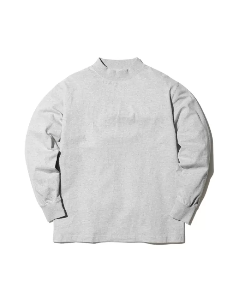 Snow Peak Recycled Cotton Mockneck Long Sleeve T-Shirt^ Tops