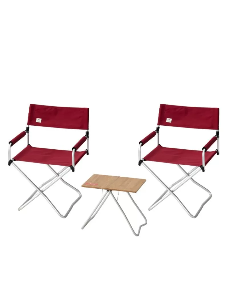 Snow Peak Red Lounge Set^ Chairs