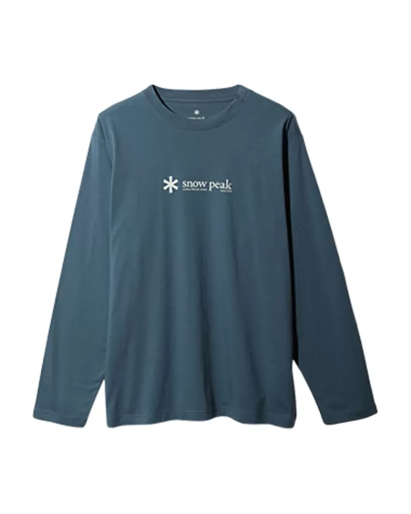 Snow Peak Soft Cotton Logo Long Sleeve T-Shirt^ Tops