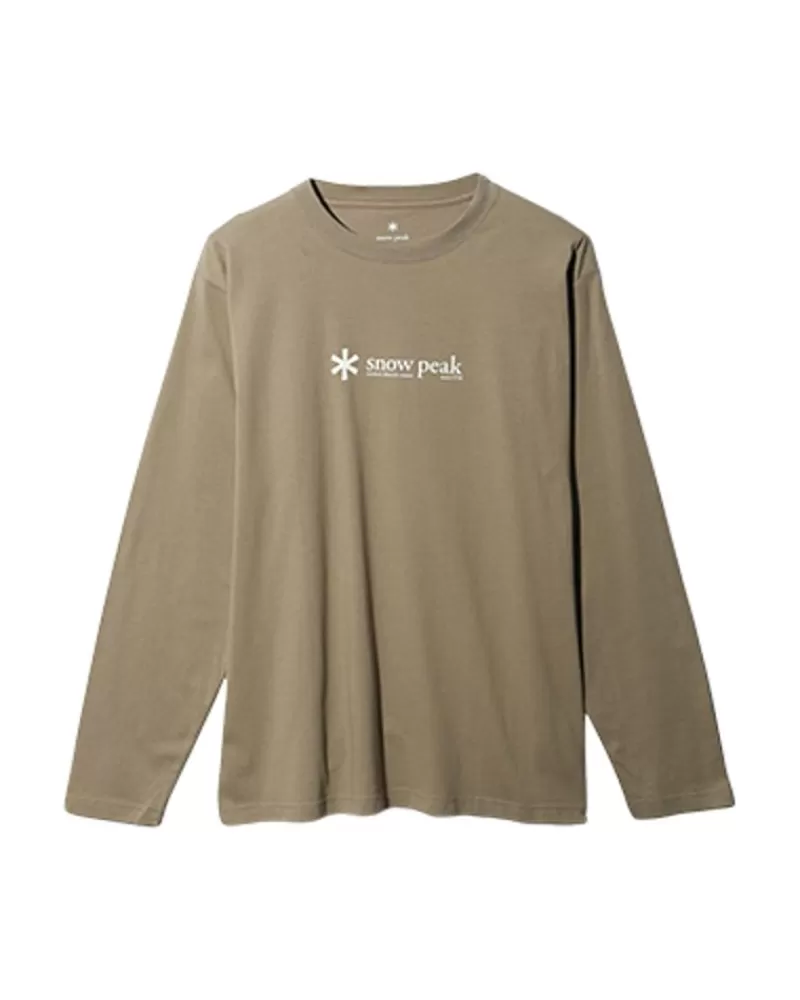 Snow Peak Soft Cotton Logo Long Sleeve T-Shirt^ Tops