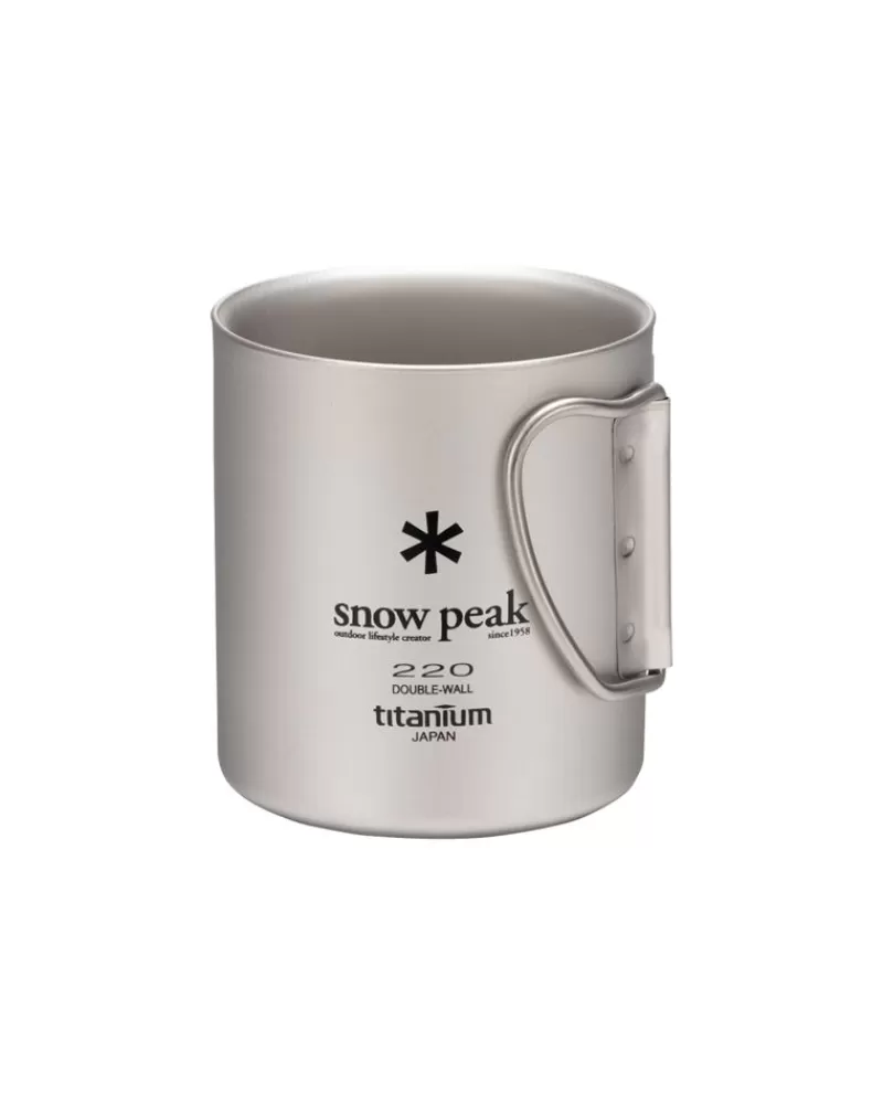 Snow Peak Ti -Double 220 Mug^ Mugs