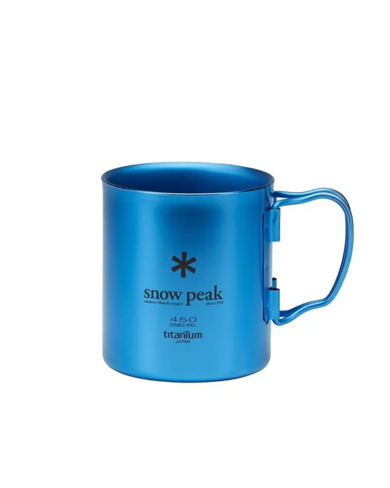 Snow Peak Ti-Double 450 Anodized Mug^ Mugs