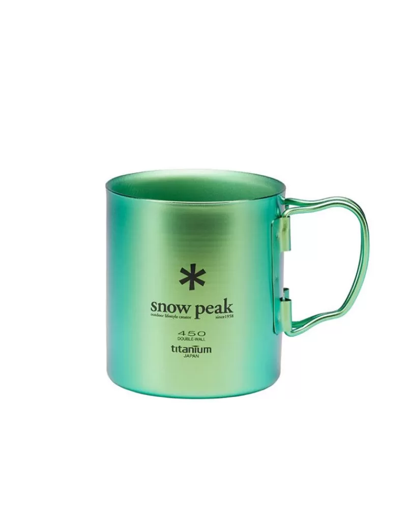 Snow Peak Ti-Double 450 Anodized Mug^ Mugs