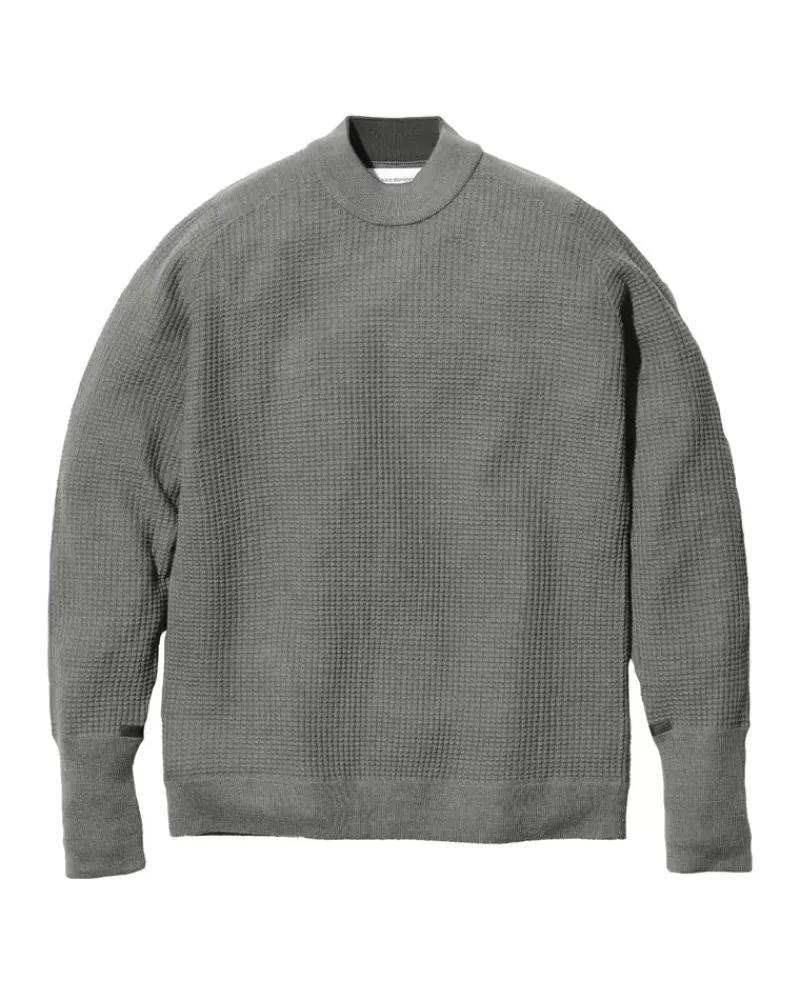 Snow Peak Waffle Mock Neck Sweater^ Sale